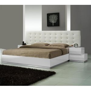 J&M Furniture - Milan 3-Piece King Bedroom Set White