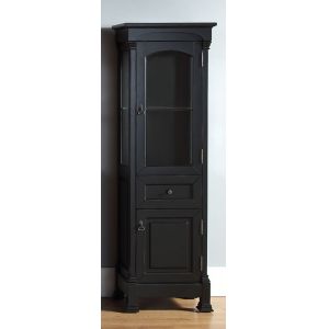 James Martin - Brookfield Linen Cabinet, Antique Black - 147-114-5036