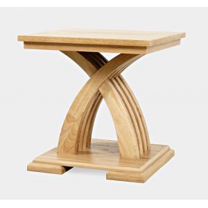 Jofran - Anthology Contemporary Curved Base End Table - Natural - 2092-3