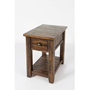 Jofran - Artisan's Craft Chairside Table in Dakota Oak - 1742-7
