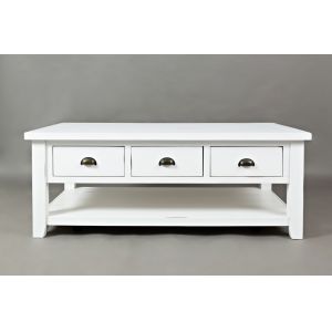Jofran - Artisan's Craft Cocktail Table in eathered white - 1744-1