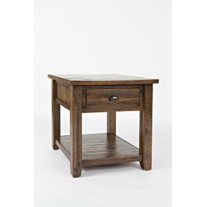 Jofran - Artisan's Craft End Table in Dakota Oak - 1742-3