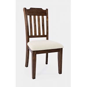 Jofran - Bakersfield Slatback Solid Acacia Dining Chair (Set of 2) - Wire Brush Brown - 1901-410KD