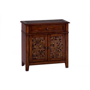 Jofran - Baroque Accent Cabinet with Mosaic Tile Inlay - 698-13