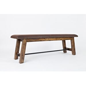 Jofran - Cannon Valley Bench with UPH Seat - 1511-56KD