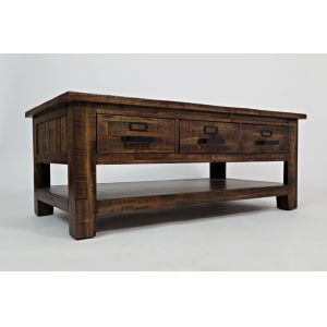 Jofran - Cannon Valley Three Draer Cocktail Table - 1510-1