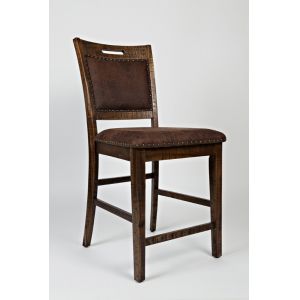 Jofran - Cannon Valley Upholstered Back Counter Stool (Set of 2) - 1511-BS380KD
