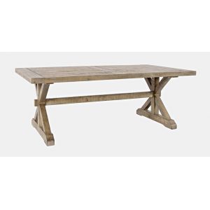 Jofran - Carlyle Crossing Distressed Pine Coffee Table - Distressed Light Brown - 1920-1