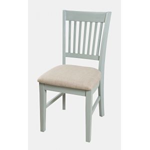 Jofran - Craftsman Slat-Back Upholstered Desk Chair - Earl Grey - 375-370KD