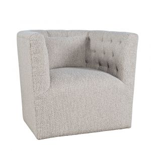 Jofran - Everly Boucle Modern Transitional Swivel Accent Chair - EVERLY-SW-TAUPE