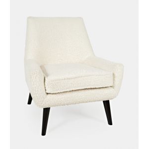 Jofran - Ewing Accent Chair - Natural White - EWING-CH-NATURAL