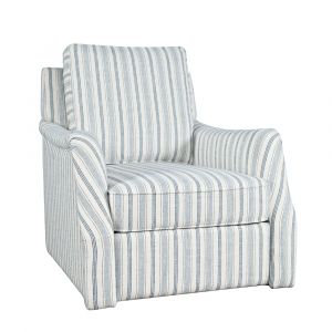 Jofran - Kennedy Carter Contemporary Upholstered Pattern Swivel Accent Chair - CARTER-SW-BSTRP