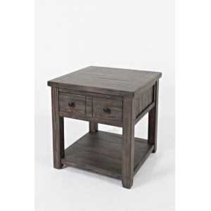 Jofran - Madison County End Table in Barnood - 1700-3