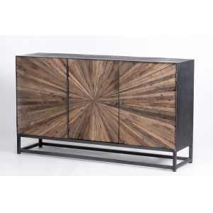 Jofran - Reclaimed Wood Astral Plains 3 Door Accent Cabinet - Natural - 1928-59