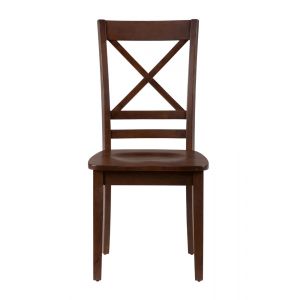 Jofran - Simplicity Caramel X Back Chair - (Set of 2) - 452-806KD
