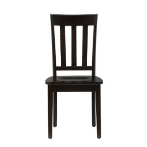 Jofran - Simplicity Espresso Slat Back Chair (Set of 2) - 552-319KD