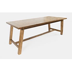Jofran - Telluride Trestle Counter Table with Two Leaves - Naturally Distressed Telluride - 1801-127