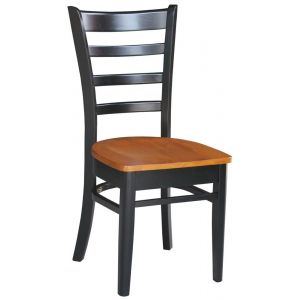 John Thomas Furniture - Dining Essentials - Black/Cherry Emily Chair (RTA) - C57-617