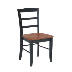 John Thomas Furniture - Dining Essentials - Black/Cherry Madrid Chair (RTA) - C57-2