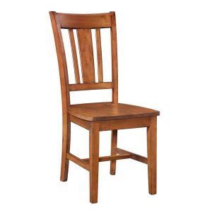 John Thomas Furniture - Dining Essentials - Bourbon Oak San Remo Chair (RTA) - CI42-10