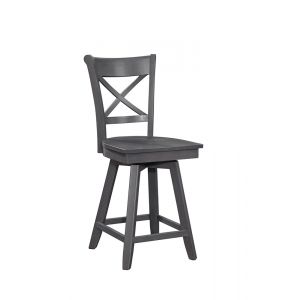 John Thomas Furniture - Dining Essentials - Charlotte Swivel Stool - S105-312SWB