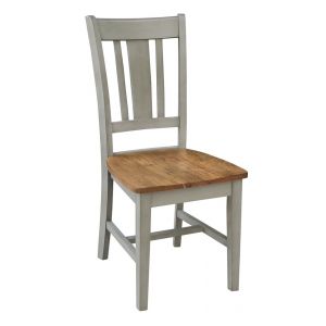 John Thomas Furniture - Dining Essentials - Hickory/Stone San Remo Chair (RTA) - CI41-10