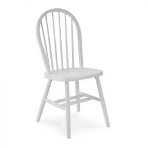 John Thomas Furniture - Dining Essentials - White Windsor Chair - C08-112