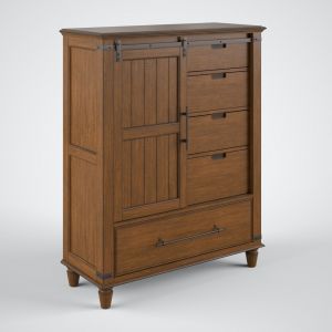 John Thomas Furniture - Farmhouse Chic - Sliding Door Chest - BD42-9014