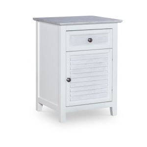 John Thomas Furniture - Hampton - 1 Drawer / Door Nightstand - BD128-1201DN