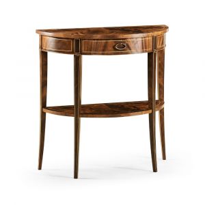 Jonathan Charles Fine Furniture - Clean & Classic - Boxwood Stringing Demilune Console - 494002-LAM