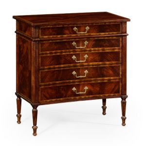 Jonathan Charles Fine Furniture - Buckingham Mahogany Chest of Drawers with Concave Profile - 493089-MAH