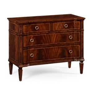 Jonathan Charles Fine Furniture - Buckingham Regency Style Mahogany Reverse Breakfront Chest of Drawers - 494844-MAH