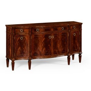 Jonathan Charles Fine Furniture - Buckingham Serpentine Mahogany Sideboard with Four Doors - 494662-MAH