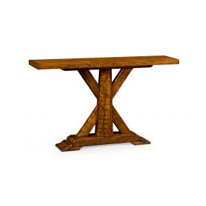 Jonathan Charles Fine Furniture - Casually Country Walnut Rectangular Console Table - 491057-CFW