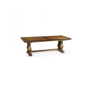 Jonathan Charles Fine Furniture - Huntingdon - Figured Walnut Large Extending Refectory Table - 493378-91L-MFW