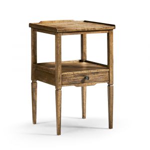 Jonathan Charles Fine Furniture - Casual Accents Medium Driftwood Square End Table - 491023-DTM
