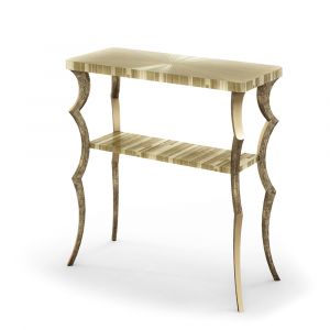 Jonathan Charles Fine Furniture - Cornwall Small Metal Console - 009-3-AT0-WIB