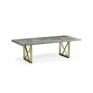 Jonathan Charles Fine Furniture - Geometric 96 '' Rectangular Dining Table With Dark Frech Oak - 500290-96L-DFO