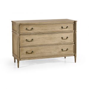 Jonathan Charles Fine Furniture - Timeless Kalpa Louis XVI Drawer Chest in Bleached Chestnut - 003-3-263-BLC