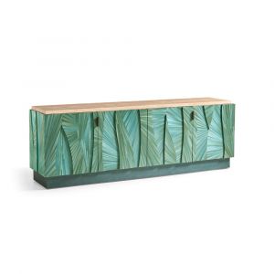 Jonathan Charles Fine Furniture - Water - Seaglass Entertainment Console - 001-3-100-BLS