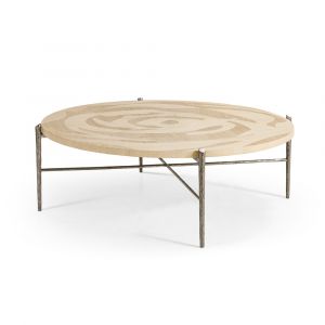 Jonathan Charles Fine Furniture - Water - Tidepool Round Cocktail Table - 001-3-DL0-NLS