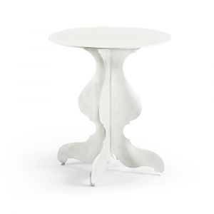 Jonathan Charles Fine Furniture - White Asperitas Spot Table in Chalk White - 002-3-DN0-CHK