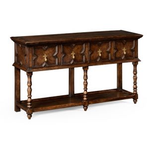 Jonathan Charles Fine Furniture - Sherwood Oak Tudor Style Dark Oak Buffet - 492988-TDO