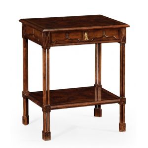 Jonathan Charles Fine Furniture - Tribeca Chippendale Gothic Rectangular Side Table - 493497-DCW