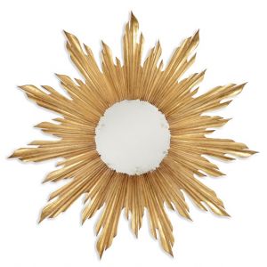 Jonathan Charles Fine Furniture - Versailles Small Gilded Sunburst Mirror - 494468-GIL