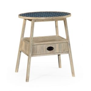 Jonathan Charles Fine Furniture - William Yeoward Country House Chic Lintbury Washed Acacia Side Table - 530124-WAA
