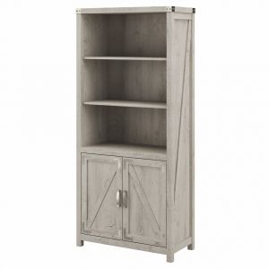 Kathy Ireland Home - Cottage Grove 5 Shelf Bookcase in White - CGB132CWH-03