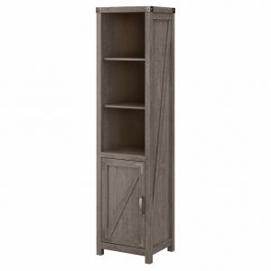 Kathy Ireland Home - Cottage Grove Narrow Bookcase in Restored Gray - CGB118RTG-03