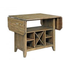 Kincaid Furniture - The Nook - Brushed Oak Kitchen Island Complete - 663-746P