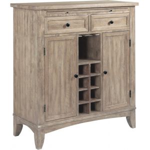 Kincaid Furniture - The Nook - Heathered Oak Wine Server - 665-857